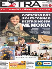 Capa do jornal Extra 04/09/2018
