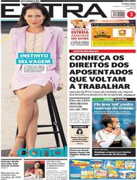Capa do jornal Extra 05/08/2018