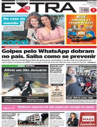 Capa do jornal Extra 06/05/2018