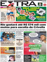 Capa do jornal Extra 07/06/2018