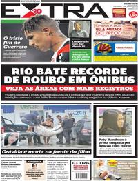 Capa do jornal Extra 07/08/2018