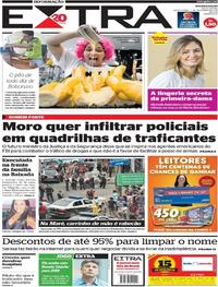 Capa do jornal Extra 07/11/2018