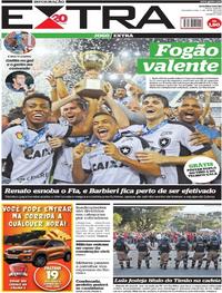 Capa do jornal Extra 09/04/2018