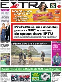Capa do jornal Extra 09/06/2018