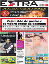 Capa do jornal Extra 10/06/2018