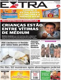 Capa do jornal Extra 10/12/2018