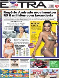 Capa do jornal Extra 11/02/2018