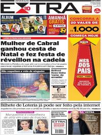 Capa do jornal Extra 11/08/2018