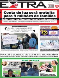 Capa do jornal Extra 12/07/2018