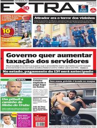 Capa do jornal Extra 12/12/2018