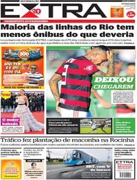 Capa do jornal Extra 14/05/2018