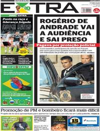 Capa do jornal Extra 14/06/2018