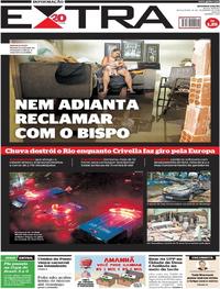 Capa do jornal Extra 16/02/2018