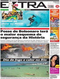 Capa do jornal Extra 18/12/2018