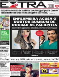 Capa do jornal Extra 19/07/2018
