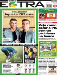 Capa do jornal Extra 20/06/2018