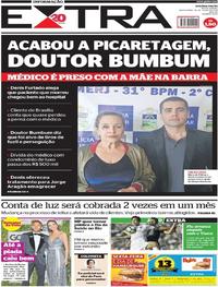 Capa do jornal Extra 20/07/2018
