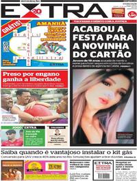 Capa do jornal Extra 22/09/2018