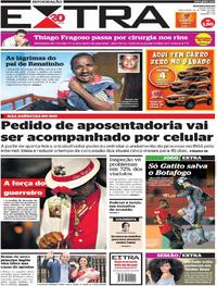 Capa do jornal Extra 24/04/2018