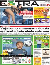 Capa do jornal Extra 25/06/2018