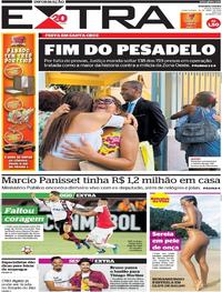 Capa do jornal Extra 26/04/2018