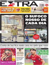 Capa do jornal Extra 26/05/2018