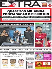 Capa do jornal Extra 26/09/2018