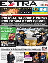 Capa do jornal Extra 27/07/2018