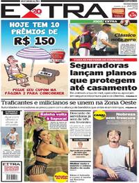 Capa do jornal Extra 28/01/2018