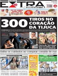Capa do jornal Extra 29/01/2018
