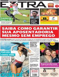 Capa do jornal Extra 29/07/2018