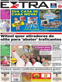 Capa do jornal Extra 31/10/2018