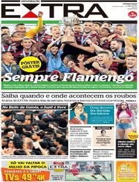 Capa do jornal Extra 01/04/2019