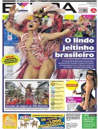 Capa do jornal Extra 04/03/2019