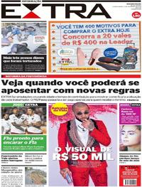 Capa do jornal Extra 06/02/2019