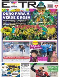 Capa do jornal Extra 06/03/2019