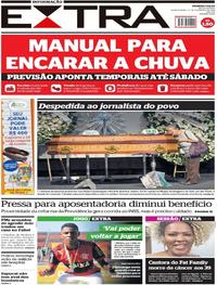 Capa do jornal Extra 13/02/2019