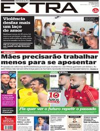 Capa do jornal Extra 17/01/2019