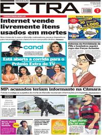 Capa do jornal Extra 17/03/2019