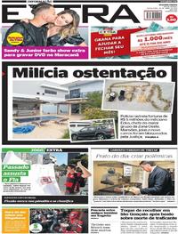 Capa do jornal Extra 26/04/2019