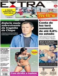 Capa do jornal Extra 27/03/2019