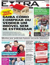 Capa do jornal Extra 28/04/2019