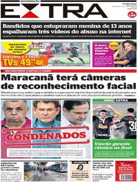 Capa do jornal Extra 29/03/2019
