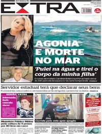 Capa do jornal Extra 30/04/2019