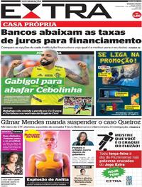Capa do jornal Extra 01/10/2019