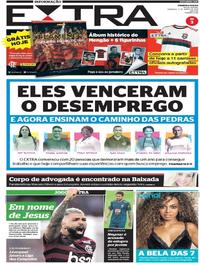 Capa do jornal Extra 02/06/2019