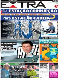 Capa do jornal Extra 02/07/2019