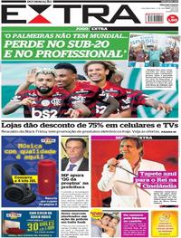Capa do jornal Extra 02/12/2019
