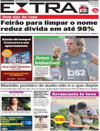 Capa do jornal Extra 05/11/2019