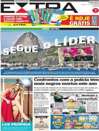 Capa do jornal Extra 08/09/2019